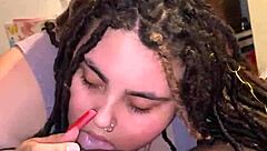 feeling the monster cock harden in my mouth