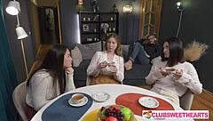 Can the Neighbor Resist the X-Ray Temptation of Her Shaved Pussy?