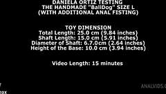 Daniela Tests Huge Anal Fisting