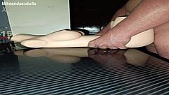 sally tries new position in trailer