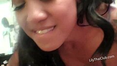 Big tits asian blowjob