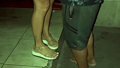 belinha in lingerie gets three cumshots in mouth from husband