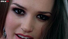 super hot nympho tori black plays with vibrator in kitchen