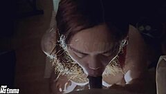 Beautiful filipina wife cheats by sucking friend's cock and swallowing every drop of cum.