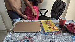 Desi Indian babes get fucked hard at work