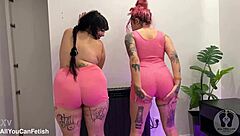 Look at this latina's huge boobs jumping and ass shaking in fetish preview. Does it turn you on?