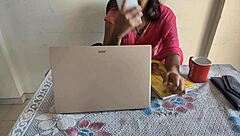 Desi Indian babes get fucked hard at work