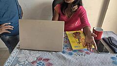 Desi Indian babes get fucked hard at work