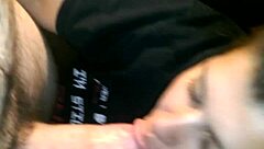 Specific sucking and cock action in this amateur video scene