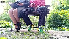 did that unflappable mature bbw flashing her huge tits in public make you cum?