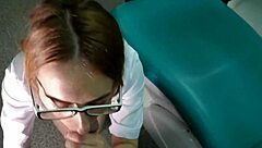 Fucked a doctor in doggy style during office appointment