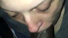 San gives amazing blow job