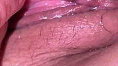 Petite babe jerks off staring at sexy holes at night