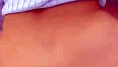 he pulls his big cock out of her pussy and she takes a mouthful