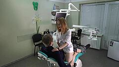 Fucked a doctor in doggy style during office appointment