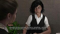 Agnes dominates in theatre of sinners, licking and humiliating!