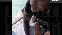 Argentinian couple sucks whole cock