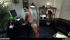 Party girl veronica leal gets voodoo dolled at frat house and masturbates