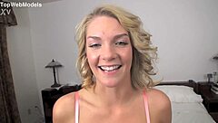 cute blonde teen ally brooks gives pov blowjob to monster cock ending in huge messy facial
