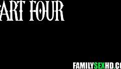 Adam's step family enjoys parody foursome