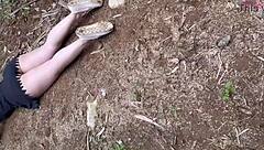 aline novak got lost in the woods on halloween and got a cumshot