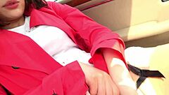 Japanese MILF leaks busty video