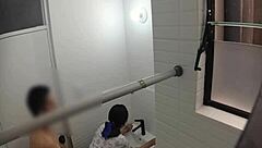 Spying on the spanish teacher fucking her lover!