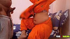 Punjabi wife cheats with servant in non-stop doggystyle.