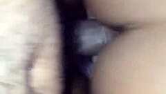 Wet creamy pussy on black BBW