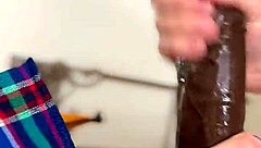 Boss's Daughter Eating BBC on Lunch Break!