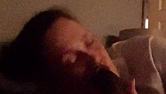 Going to town on this beautiful big black cock