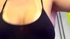 In the building gym, residents watch me exercise with my wet clothes