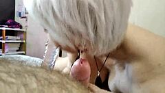 Aimee paradise sucks hard dick for an hour.