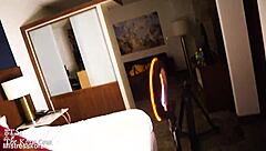 reunited in hotel room for some big cock action 😏