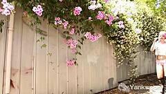 Pink-Haired Babe Zahra Toys Her Pussy Outdoors in HD.