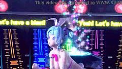 Hatsune Miku in bunny costume from Project Diva mod