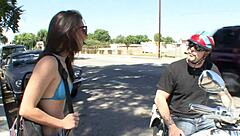 19-Year-Old Brunette Gets Pounded by Neighbor