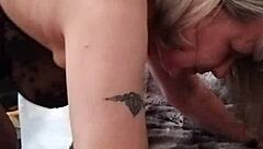 Housewife's face contorts in orgasm during homemade assfucking, her sounds echoing the intense anal pleasure.