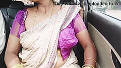 Indian aunty fucks son in law. Dirty talk in saree.