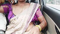 Indian aunty fucks son in law. Dirty talk in saree.