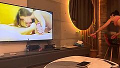 Stepsister Says, 'I'll Show My Body And Kiss Your Cock!'