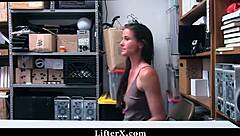 thief milf fucked hardcore by cop in garage