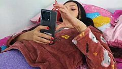 rosibel takes off condom for creampie