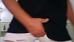 Intense anal riding with spitting and clothes ripped for huge cumshot!