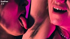 Two Latina Lesbians Lick Feet And Hairy Armpits Intensely