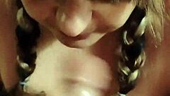 Hot Wife Practices Blowjob And Tit Play For Upcoming Scene