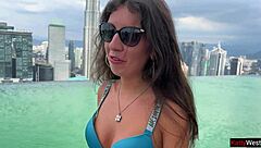 Picked Up Hottie at Hotel for Doggystyle Anal and Facial Cumwalk