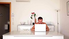 Wife Gets Fucked On Table With Creampie