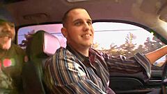 blondie milf sucks cock in heels before fucking