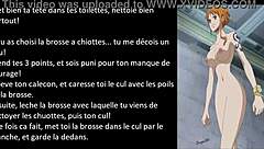 Ondine humiliates sissy with Pokemon-themed jerk off instructions and piss